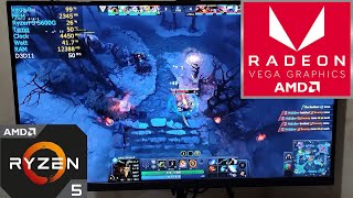 Ryzen 5 5600G Dota 2 2024  Ryzen 5 5600G Gaming Without GPU [upl. by Chow]