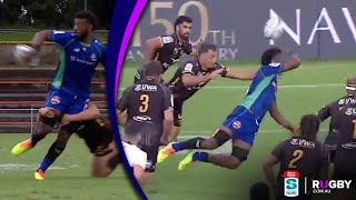 Joseva Tamani produces 3 unreal offloads vs Western Force [upl. by Neyrb]