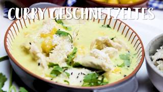 CurryGeschnetzeltes  Das FeierabendRezept [upl. by Aveneg]