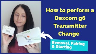 How to perform a Dexcom g6 Transmitter Change  Type 1 Diabetes [upl. by Marlane]