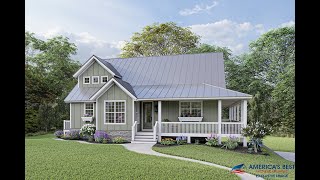 COUNTRY HOUSE PLAN 94000181 WITH INTERIOR [upl. by Bronk]