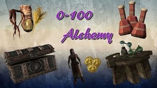 Skyrim How To Get Level 100 Alchemy in UNDER 5 MINUTES [upl. by Eiramyma]