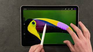 Editing Photos in Procreate  How to Change Colors on a Photograph [upl. by Anstus]