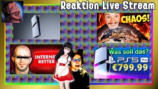 Reaktion LS PS5 Pro Sony Vorstellung und Drama Internet Held amp Jodarum Welt Herschafft fb Theo [upl. by Wun442]