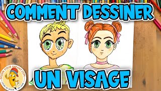 Comment dessiner un VISAGE facilement étape par étape  Dessin Pour Enfant [upl. by Beutler]