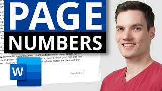 How to Add Page Numbers in Word Document [upl. by Talya]