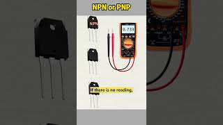 Identifying NPN and PNP Transistors Using a Multimeter howto transistor npn pnp bjt [upl. by Killoran856]