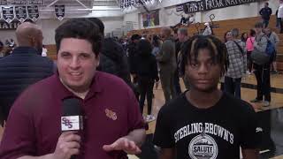 Postgame Interview with Fenwicks Deonte Meeks [upl. by Atiuqrehs]