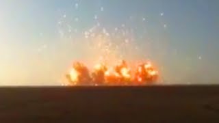 Massive Explosion Shockwave Hits Camera [upl. by Corvese417]