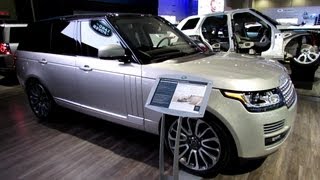 2013 Range Rover Supercharged Autobiography  Exterior Interior Walkaround  2013 Toronto Auto Show [upl. by Biel420]