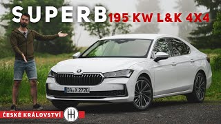 Škoda Superb 20 TSI 195 kW 4x4 LaurinampKlement  Pro vás jen to nejlepší  4K Premiéra 4 LiftBacku [upl. by Hgieleak466]