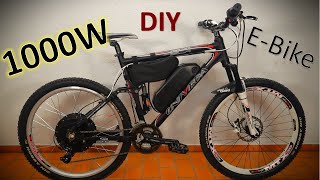 DIY 1000W 48V EBike 60kmh conversion kit electric bike [upl. by Walt]