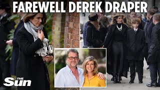 Derek Draper Funeral Kate Garraway and brave children lay beloved father to rest [upl. by Malinowski]