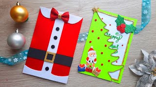 5 HERMOSAS TARJETAS DE NAVIDAD PARA DAR DE REGALO  FELICITACION O INVITACIÓN [upl. by Wieren719]