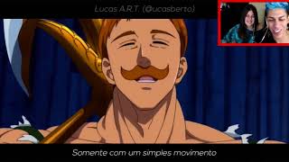 NOVO RAP DO ESCANOR  Nanatsu no Taizai Rap ‹ Ine › [upl. by Janifer173]