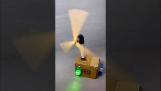 How to make a best Table Fan at home Using Cardboard DC motor  Table Fan Making shorts [upl. by Mello]