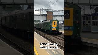 201001 passing Wellingborough trains youtubeshorts [upl. by Ecnahs]