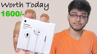 Apple Wired Earphones  Review  After 3 Months [upl. by Nyrhtakyram]