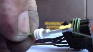 How to remove terminals from automotive electrical connectors Part 1 [upl. by Llednahs]