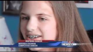 Young dancer excels with prosthetic leg [upl. by Ylrebmit]