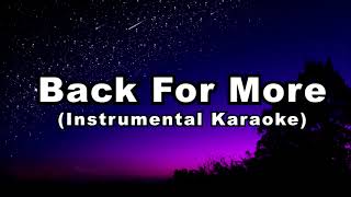 TXT  Back For More Karaoke Version [upl. by Ha83]