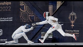 Cairo 2022 Team Mens Épée Fencing World Championships Finals Highlights [upl. by Atirehgram]