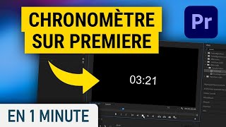 Créer un chronomètre Timer sur Première Pro [upl. by Fortunna]