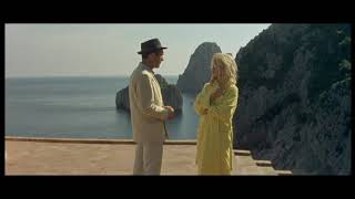 Le mépris JeanLuc Godard scène des escaliers de la villa Malaparte à Capri [upl. by Nodnol]