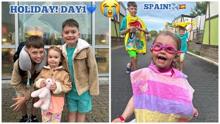 We Are On Holiday Day One Family Vlogs [upl. by Marou]