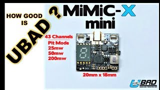 MICRO FPV DRONE PARTSVTX UBAD MIMICX MINI [upl. by Myk]