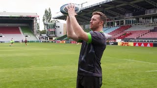 Harlequins hooker Joe Gray  how do you throw the perfect lineout [upl. by Hieronymus779]