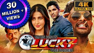 मैं हूँ लक्की द रेसर 4K ULTRA HD Allu Arjun Superhit Action Hindi Movie श्रुति हासन ब्रह्मानंदम [upl. by Yhtomiht434]