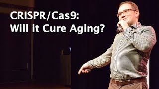 CRISPR Cas9 Will it Cure Aging — Talk by Oliver Medvedik at DNA Conference [upl. by Hannie]