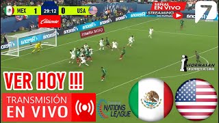 México vs Estados Unidos En Vivo día hora canal JUEGO México vs USA 🏆Final Liga De Naciones [upl. by Yecal]