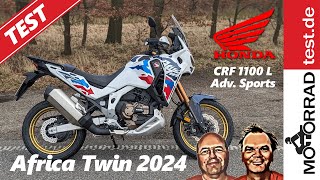 Honda CRF 1100 L Africa Twin Adventure Sports  Test 2024 deutsch [upl. by Ettezil]