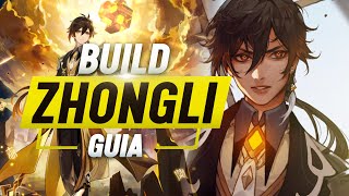 La GUIA DEFINITIVA de ZHONGLI  Build Zhongli DPS  SUPPORT Utilidad  BURST  Genshin Impact [upl. by Nylakcaj]