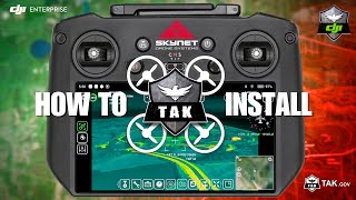 How to INSTALL ATAK and the UAS PLUGIN in the DJI Mavic 3T [upl. by Nagaet]