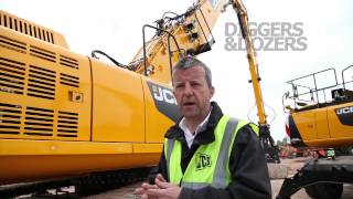 A Walk Around the JCB High Reach JS360XD high reach demolition excavator [upl. by Blumenfeld]