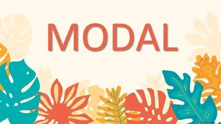 MODAL VERBS  LESSON PRESENTATION [upl. by Lehsar]