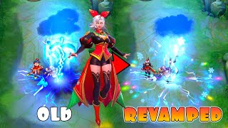 Eudora Revamped Christmas Carnival VS OLD Skill Effects MLBB [upl. by Jesse]