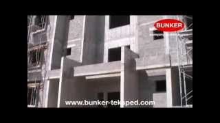 BUNKER  B100 plaster and concrete pumping in Libya [upl. by Rochelle]