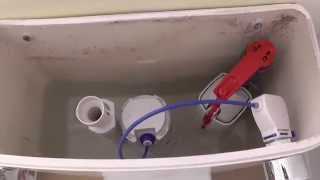 How to Install or Replace an Adjustable Dual Flush Valve in a Toilet Cistern [upl. by Duj338]