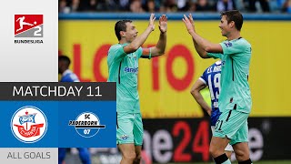 Schallenbergs Hammer beats Hansa  Hansa Rostock  SC Paderborn 07 03  All Goals  MD 11  BL 2 [upl. by Valer]