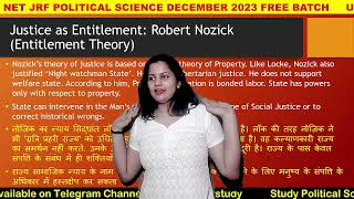 L8 John Rawls Distributive Justice  Robert Nozick Entitlement Theory of Justice🔥🔥👌  by Preeti Bora [upl. by Attennhoj]