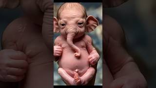 An elephant transforms into a baby on AGT agt AmericasGotTalent magic [upl. by Letram]