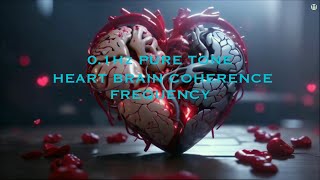 01 hertz frequency pure tone  Heart Brain coherence with binaural beats for meditation [upl. by Reis]