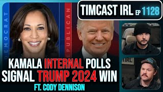 Trump 2024 WIN Predicted By Kamalas Internal Polls wCody Dennison  Timcast IRL [upl. by Haik]