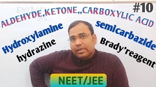 L10 addition of ammonia amp ammonia derivativeUrotropinebradys reagentNEETJEE12thby Zeya Sir [upl. by Dekeles]