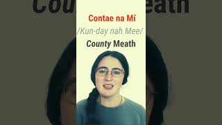 How to say County Meath in Irish bitesizeirish [upl. by Iren]