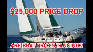 25000 SAILBOAT PRICE DROP SHOULD WE BUY IT EP 246  Lady K Sailing [upl. by Gnuhn275]